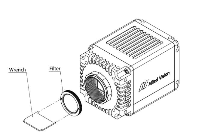 Goldeye G/CL 130 filter mount
