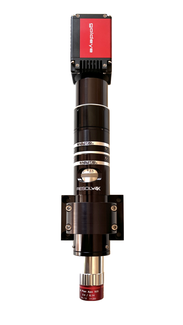 HD-SWIR Microscope - industrial setup - Axiom Optics