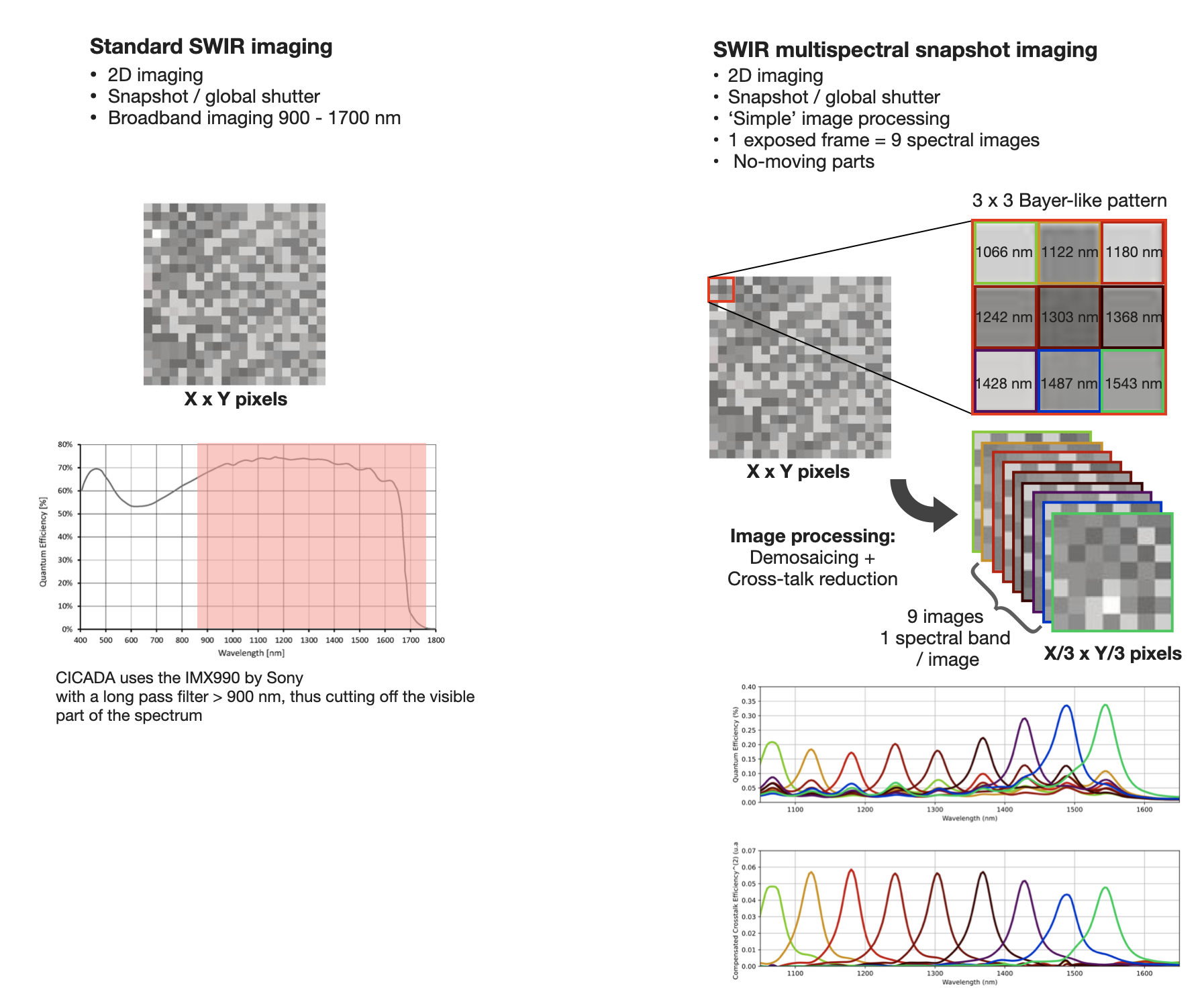 CICADA multispectral snapshot camera principle