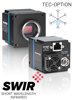 FXO SenSWIR cameras with IMX992 and IMX993 sensors