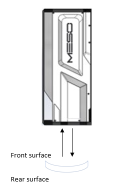 glass wafer shape when measured by MESO